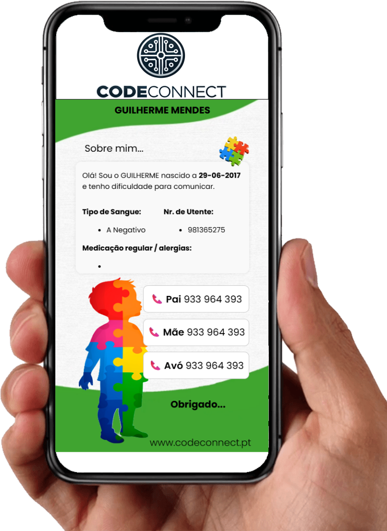 cartao qrcode nfc codeconnect