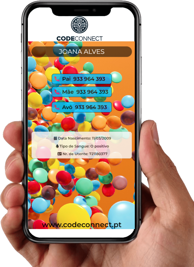 cartao qrcode nfc codeconnect